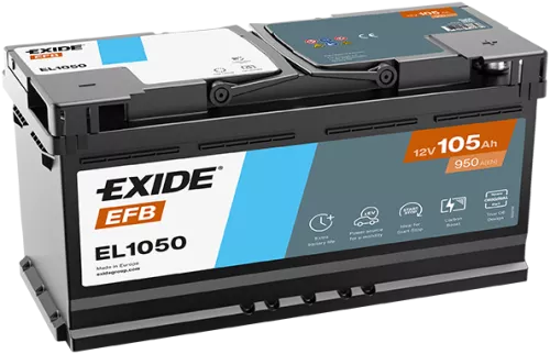 Starter Battery EXIDE EA1050)
