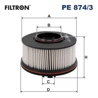 Brandstoffilter FILTRON PE 874/3)