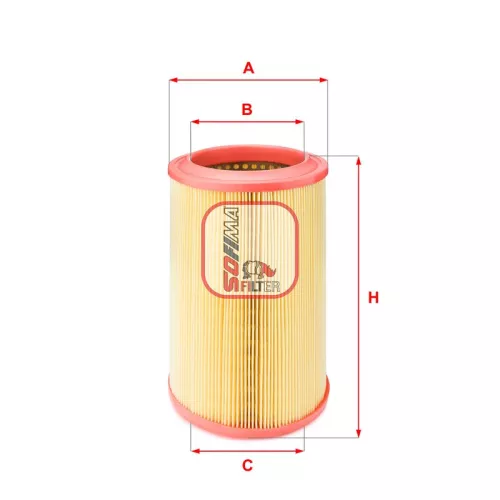 Luchtfilter SOFIMA S 1250 A)