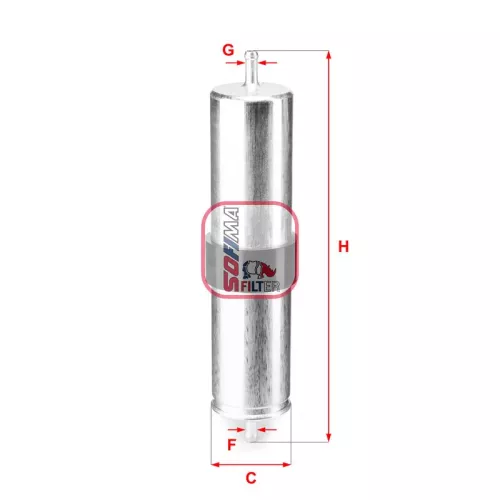 Brandstoffilter SOFIMA S 1838 B)