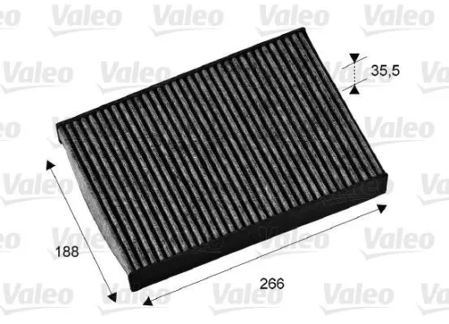 Filter, cabin air VALEO 715673)