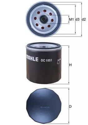 Oil Filter KNECHT OC 1051)