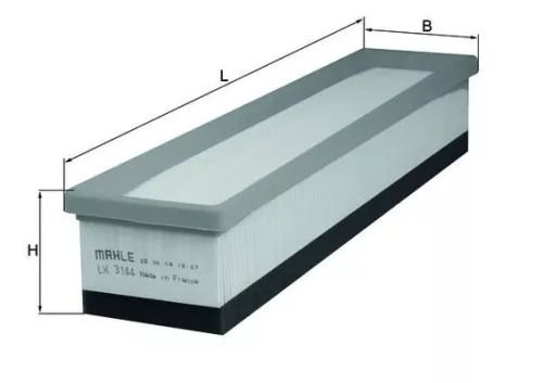 Luchtfilter KNECHT LX 3144)