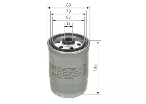 Fuel Filter BOSCH F 026 402 043)