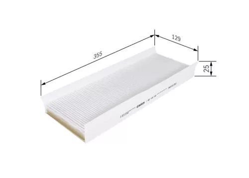 Filter, cabinelucht BOSCH 1 987 432 192)