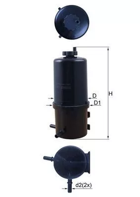 Brandstoffilter KNECHT KL 787)