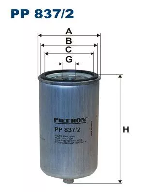 Fuel Filter FILTRON PP 837/2)