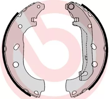 Brake Shoe Set BREMBO S 24 539)