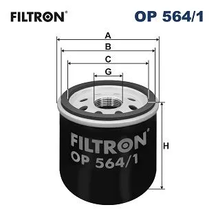 Oliefilter FILTRON OP 564/1)