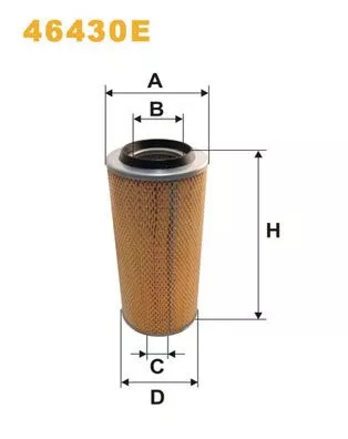 Air Filter WIX FILTERS 46430E)