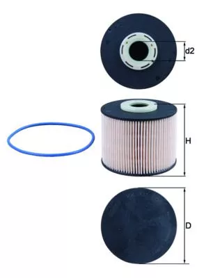 Brandstoffilter KNECHT KX 331D)