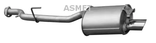Achterdemper ASMET 01.072)