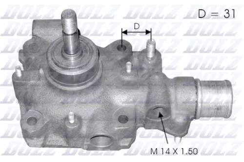 Waterpomp, motorkoeling DOLZ B114)
