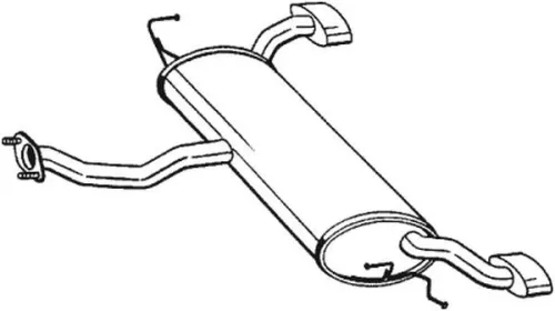 Achterdemper BOSAL 165-417)