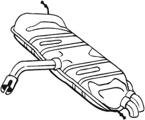 Achterdemper BOSAL 233-723)