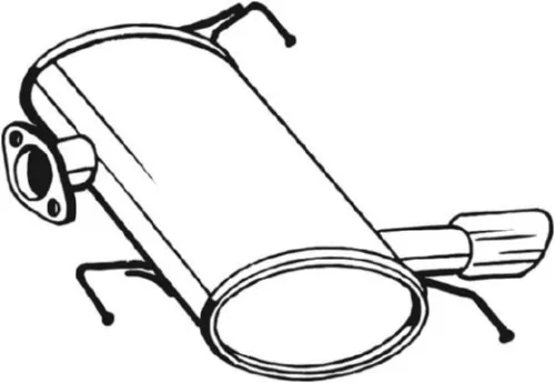 Achterdemper BOSAL 247-009)