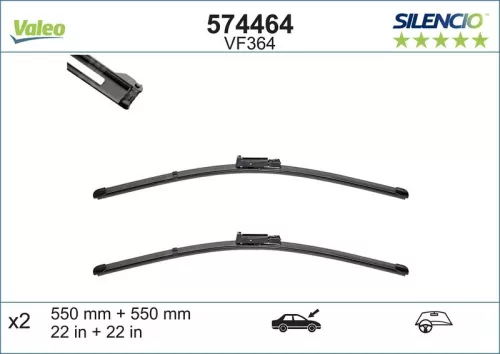 Ruitenwisser VALEO 574464)