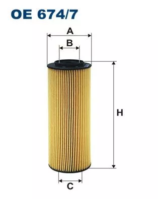 Oliefilter FILTRON OE 674/7)
