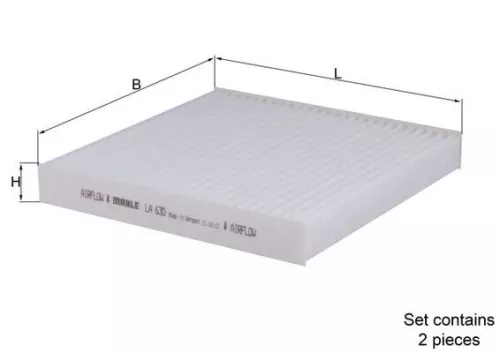 Filter, cabinelucht KNECHT LA 630/S)