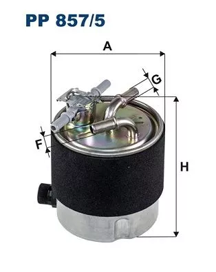 Fuel Filter FILTRON PP 857/5)