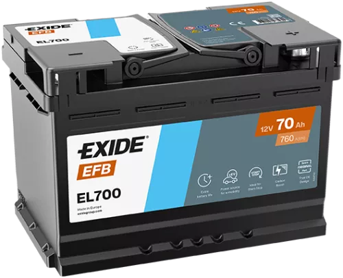 Starter Battery EXIDE EL700)