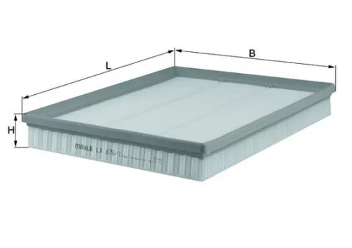 Luchtfilter KNECHT LX 876/1)
