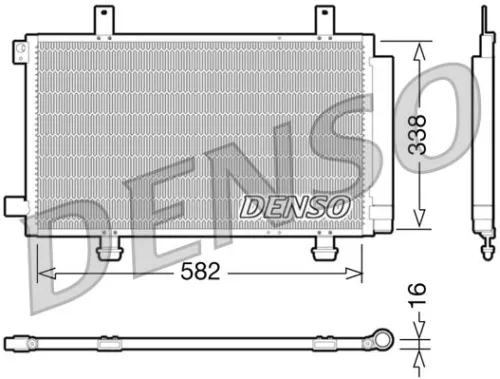 Condensor, airconditioning DENSO DCN47002)