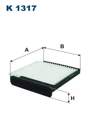 Filter, cabinelucht FILTRON K 1317)