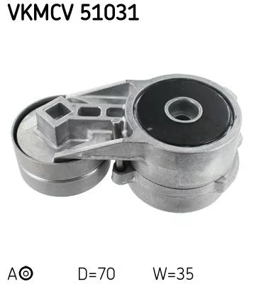 Riemspanner, V-geribbelde riem SKF VKMCV 51031)
