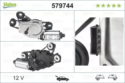 Ruitenwissermotor VALEO 579744)