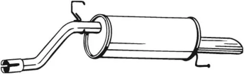 Achterdemper BOSAL 185-181)