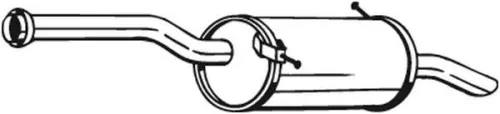 Achterdemper BOSAL 135-101)