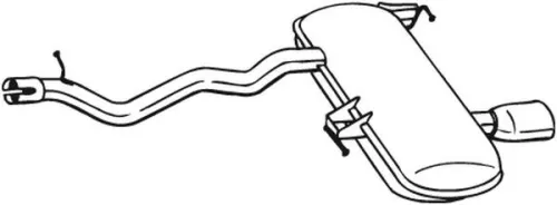 Achterdemper BOSAL 278-673)