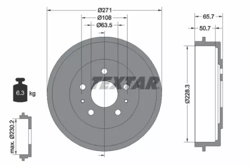 Remtrommel TEXTAR 94027400)