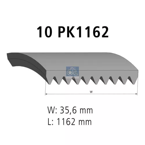 V-vormige riem DT Spare Parts 4.81105)