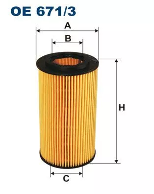 Oil Filter FILTRON OE 671/3)