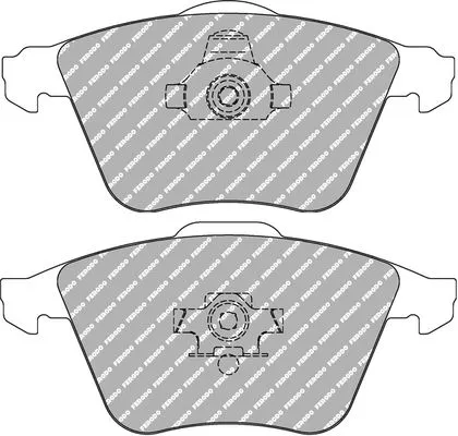 Remblokkenset, schijfrem FERODO RACING FCP1629H)
