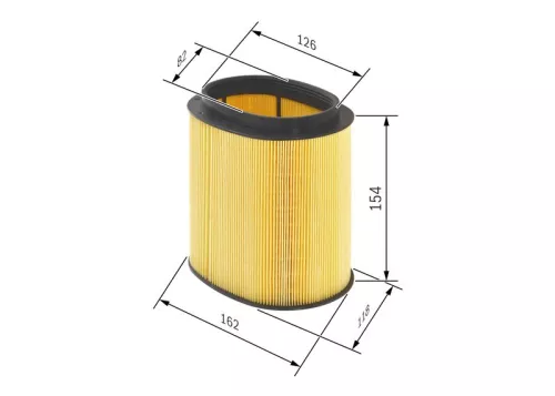 Luchtfilter BOSCH F 026 400 213)
