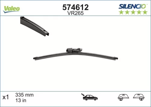 Wiper Blade VALEO 574612)
