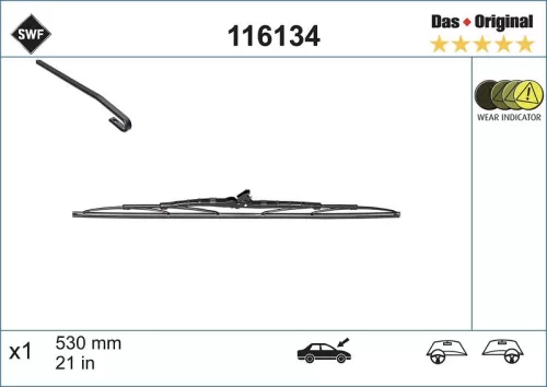 Wiper Blade SWF 116134)