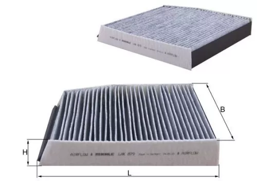 Filter, cabinelucht KNECHT LAK 879)