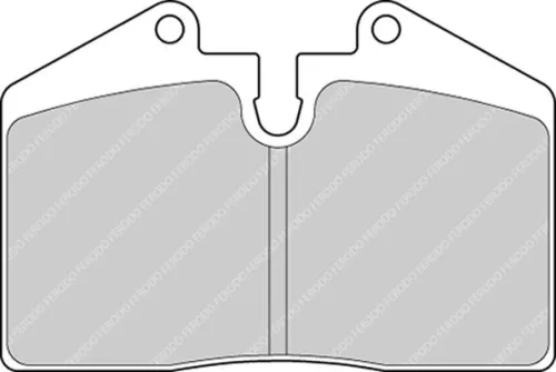 Remblokkenset, schijfrem FERODO RACING FRP3069H)
