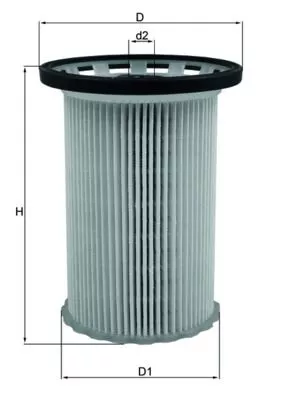 Brandstoffilter KNECHT KX 341)