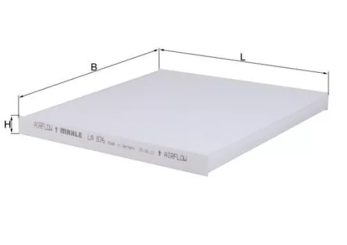 Filter, cabinelucht KNECHT LA 876)