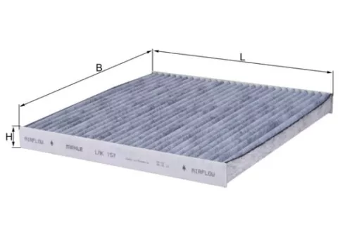 Filter, cabinelucht KNECHT LAK 157)