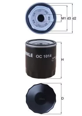 Oil Filter KNECHT OC 1014)