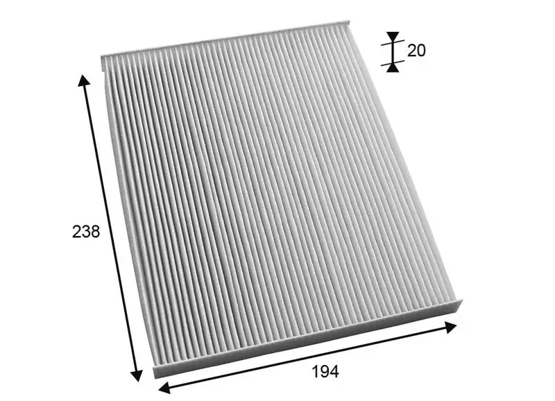 Filter, cabinelucht (715740)