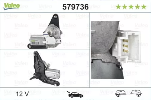 Ruitenwissermotor VALEO 579736)