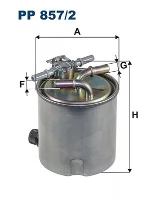 Fuel Filter FILTRON PP 857/2)