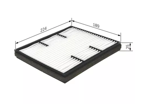 Filter, cabinelucht BOSCH 1 987 432 223)